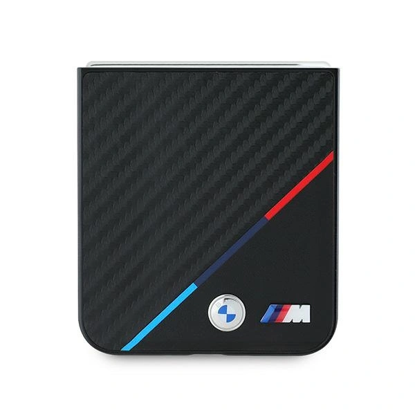 Case BMW BMHCZF623PUDTK Samsung Galaxy Z Flip6 hardcase Carbon Tricolor black/black
