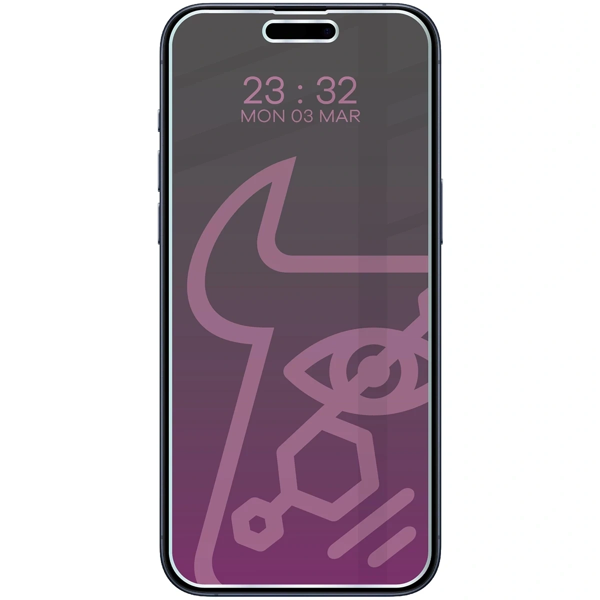 Prywatyzujące szkło hybrydowe Bizon Glass Mule Shadow do Apple iPhone 15 Pro Max matowe