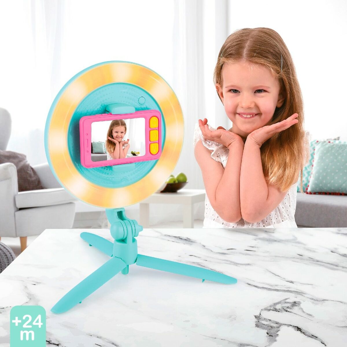 Selfie Ring Light PlayGo Video Blogger Toy Smartphone