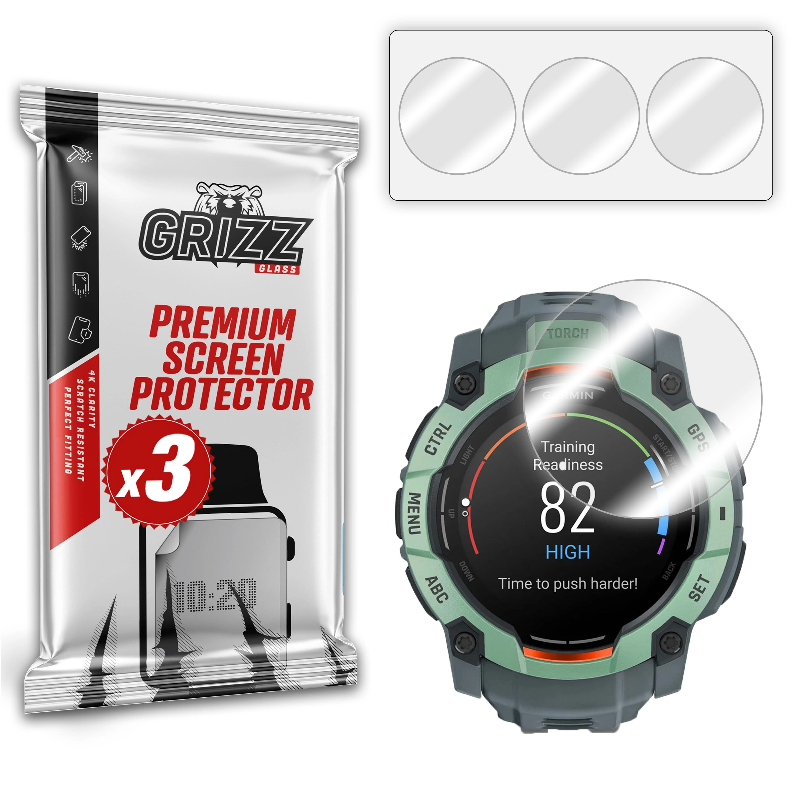 GrizzGlass Hydrofilm Garmin Instinct 3 50mm