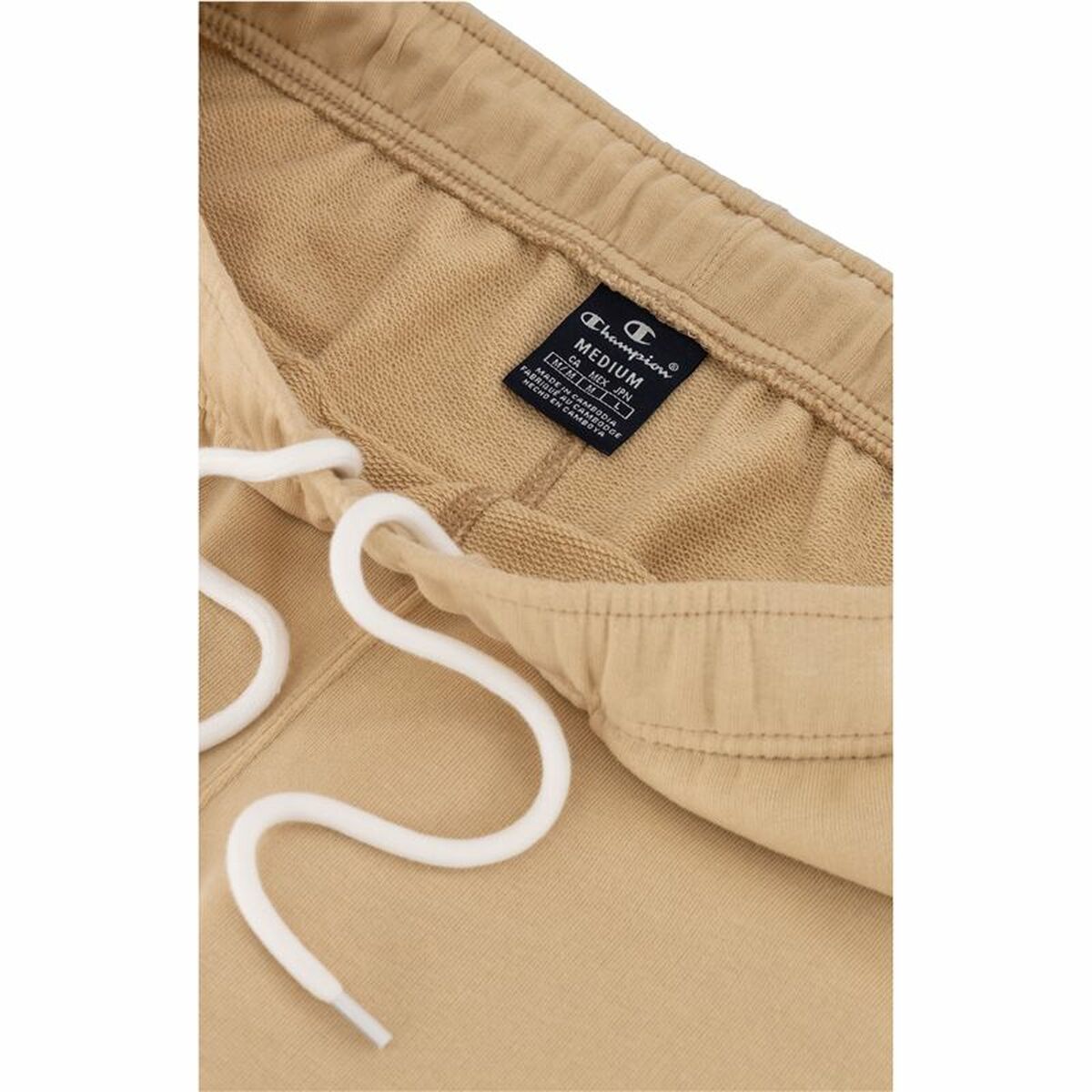 Adult's Tracksuit Bottoms Champion Rib Cuff Beige Men Adult's Tracksuit Bottoms Champion Rib Cuff Beige Men