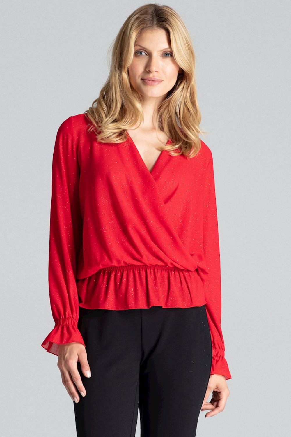  Blouse model 138279 Figl  red
