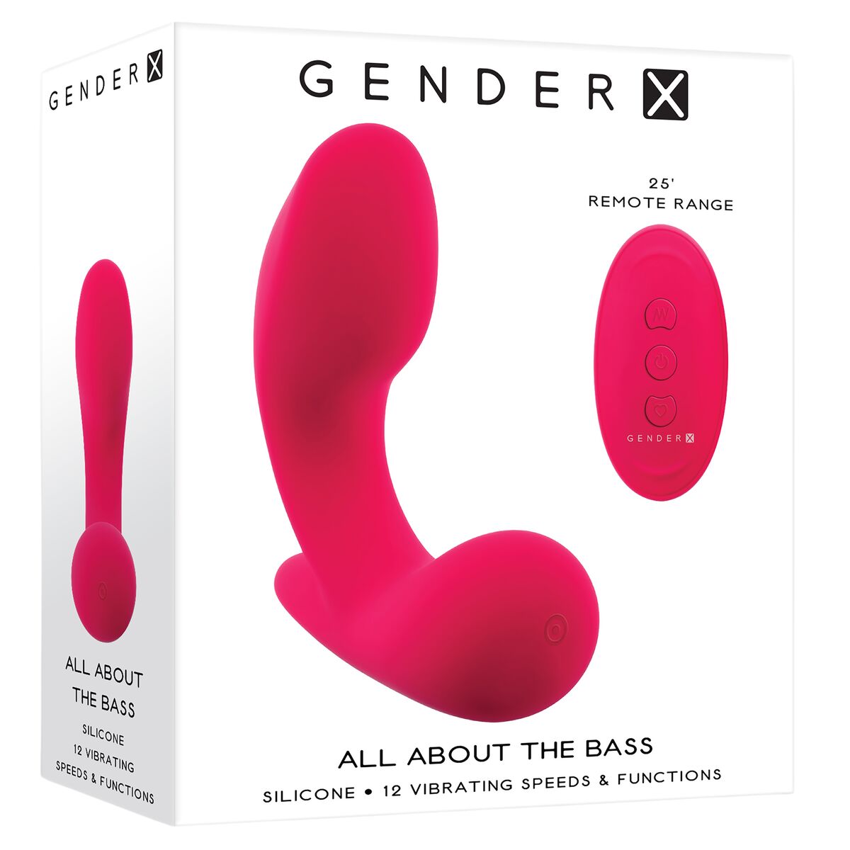 Anal plug Evolved Gender X Red (7 cm)