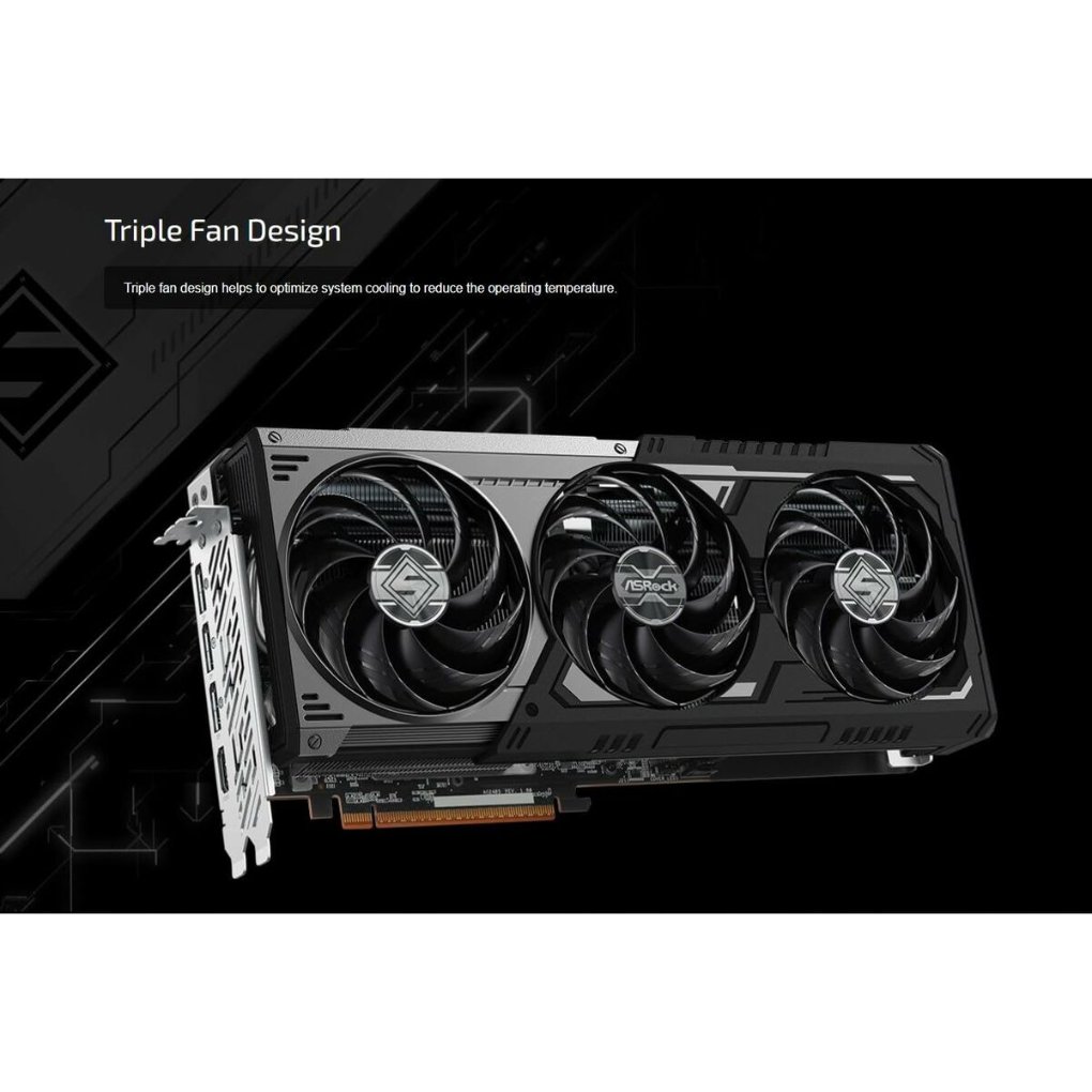 Graphics card ASRock RX9070XT SLD 16G GDDR6 radeon rx 9070 xt 16 GB