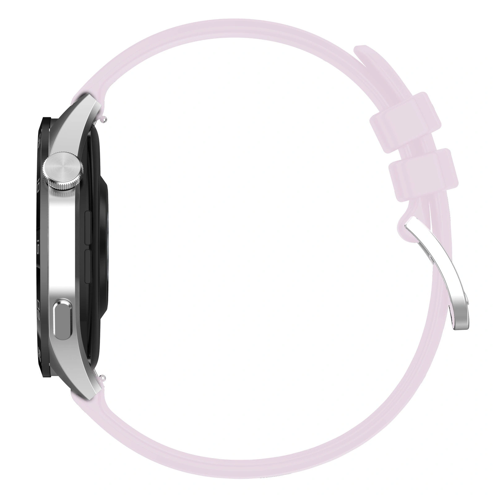 Bizon Strap Watch Silicone Pro Huawei Watch GT 5 Pro 42mm/GT 5 41mm/GT 4 41mm powder pink