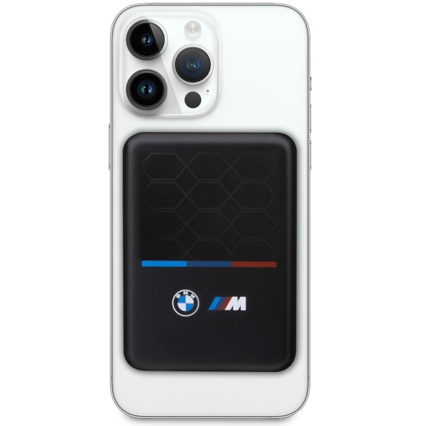 BMW Wireless Charging Powerbank BMPBMS3K22PGVK 5W 3000mAh + black cable M Collection MagSafe