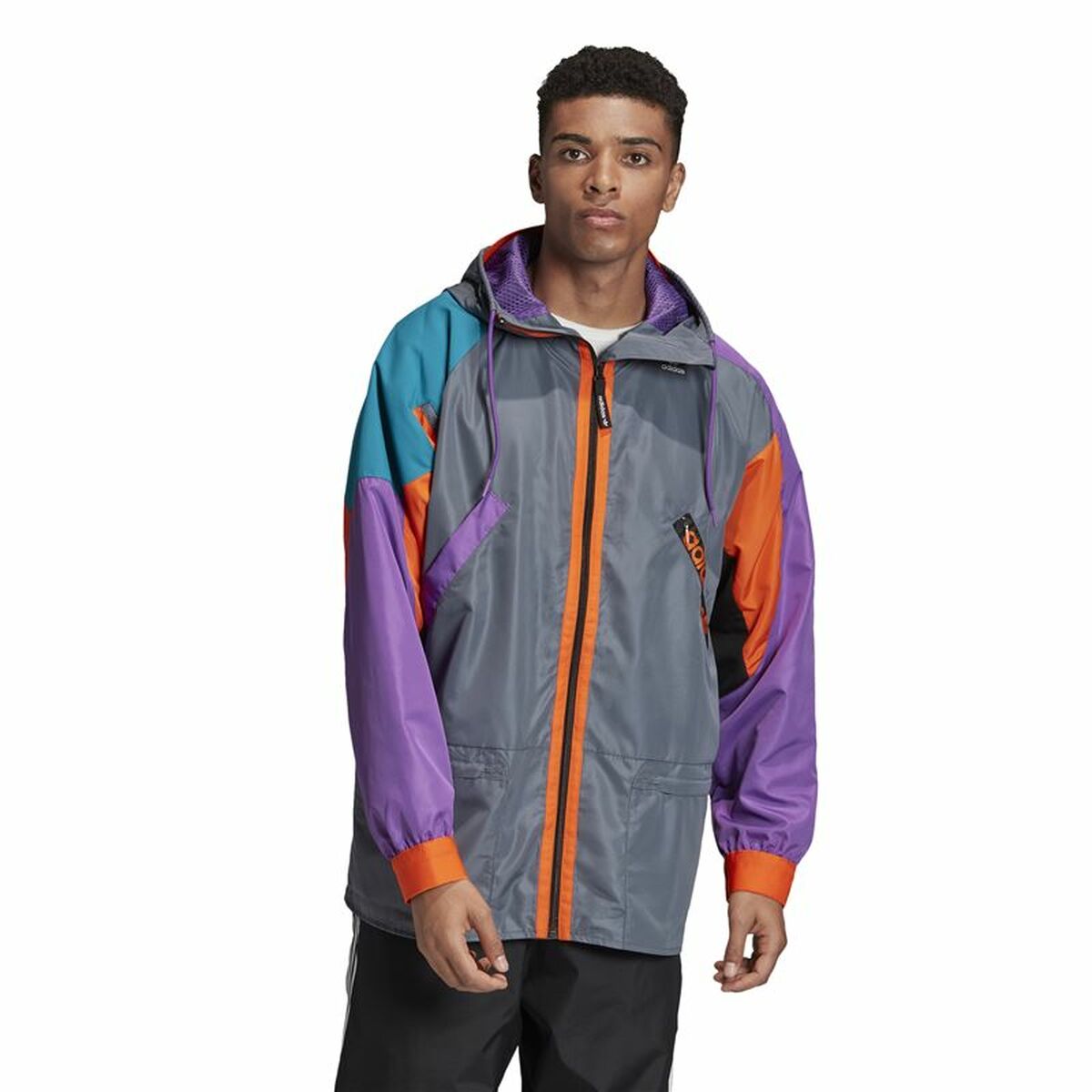 Men's Sports Jacket Adidas Originals Karkaj Dark grey Men's Sports Jacket Adidas Originals Karkaj Dark grey