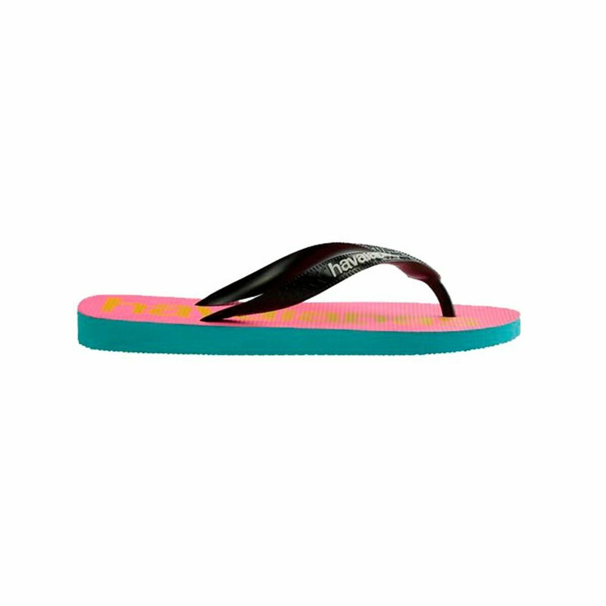 Women's Flip Flops Havaianas Top Logomania Blue Pink