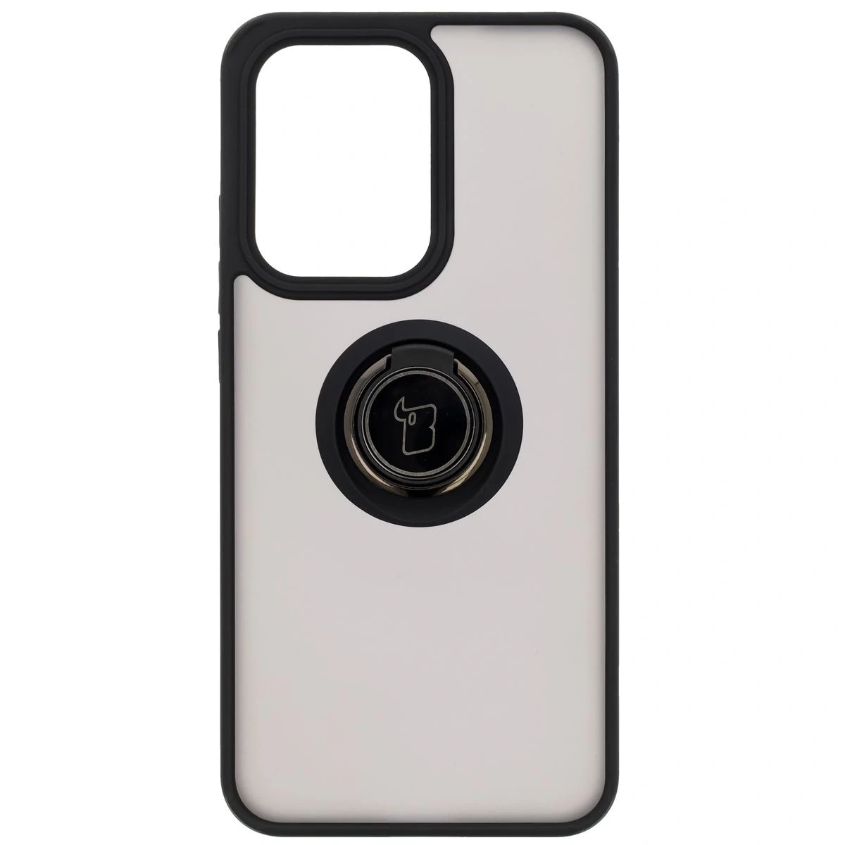 Bizon Case Hybrid Ring Oppo Reno13 Pro smoked with a black frame