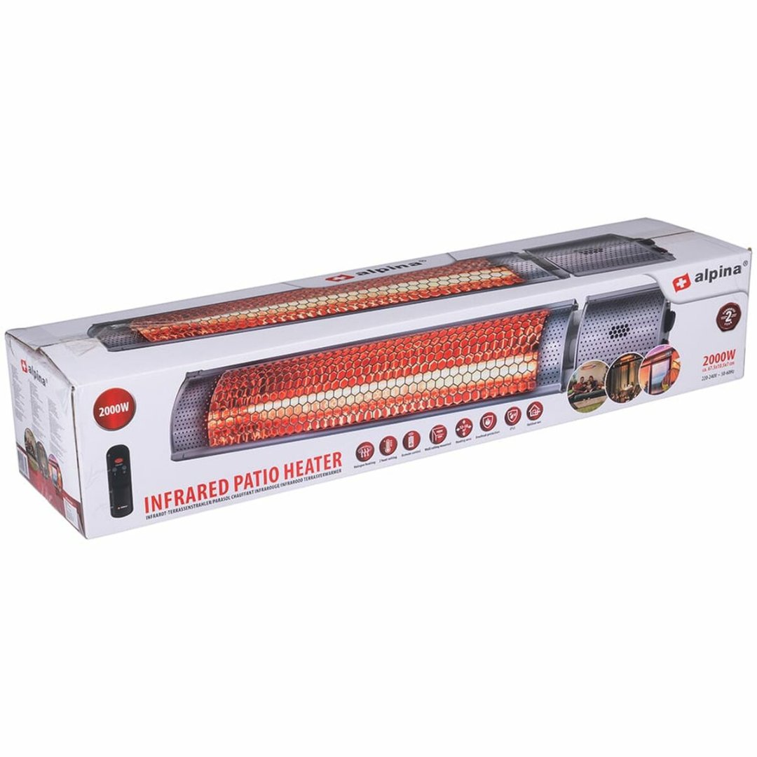 Heater Alpina Grey Heater Alpina Grey