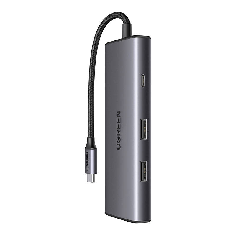UGREEN CM498 7in1 adapter USB-C / 2xUSB-A 3.2, USB-C 3.2, SD/TF, PD