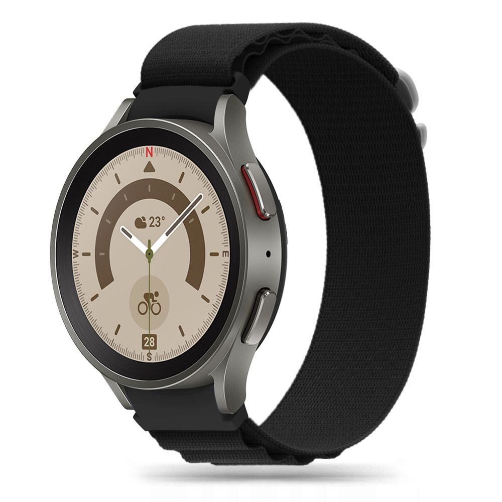 Tech-Protect Nylon Pro Samsung Galaxy Watch 4/5/5 Pro 40/42/44/45/46mm Black