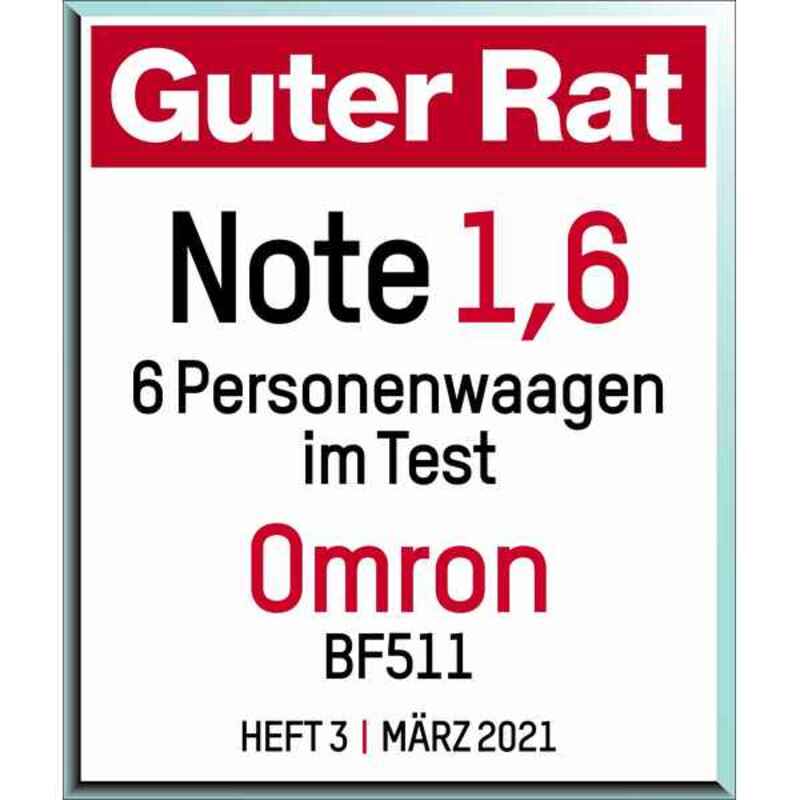 Digital Bathroom Scales Omron BF511 Body Fat Ratio Blue