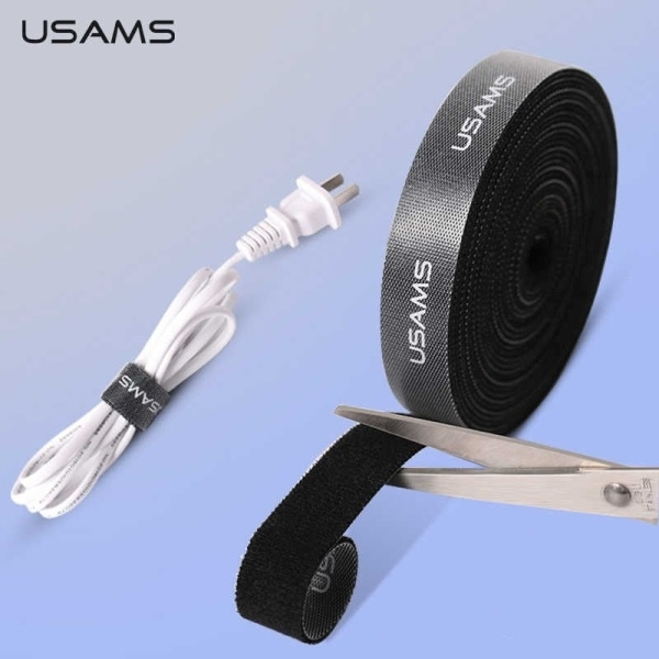 USAMS Velcro Cable Organiser 1m black ZB60ZD02 (US-ZB060)