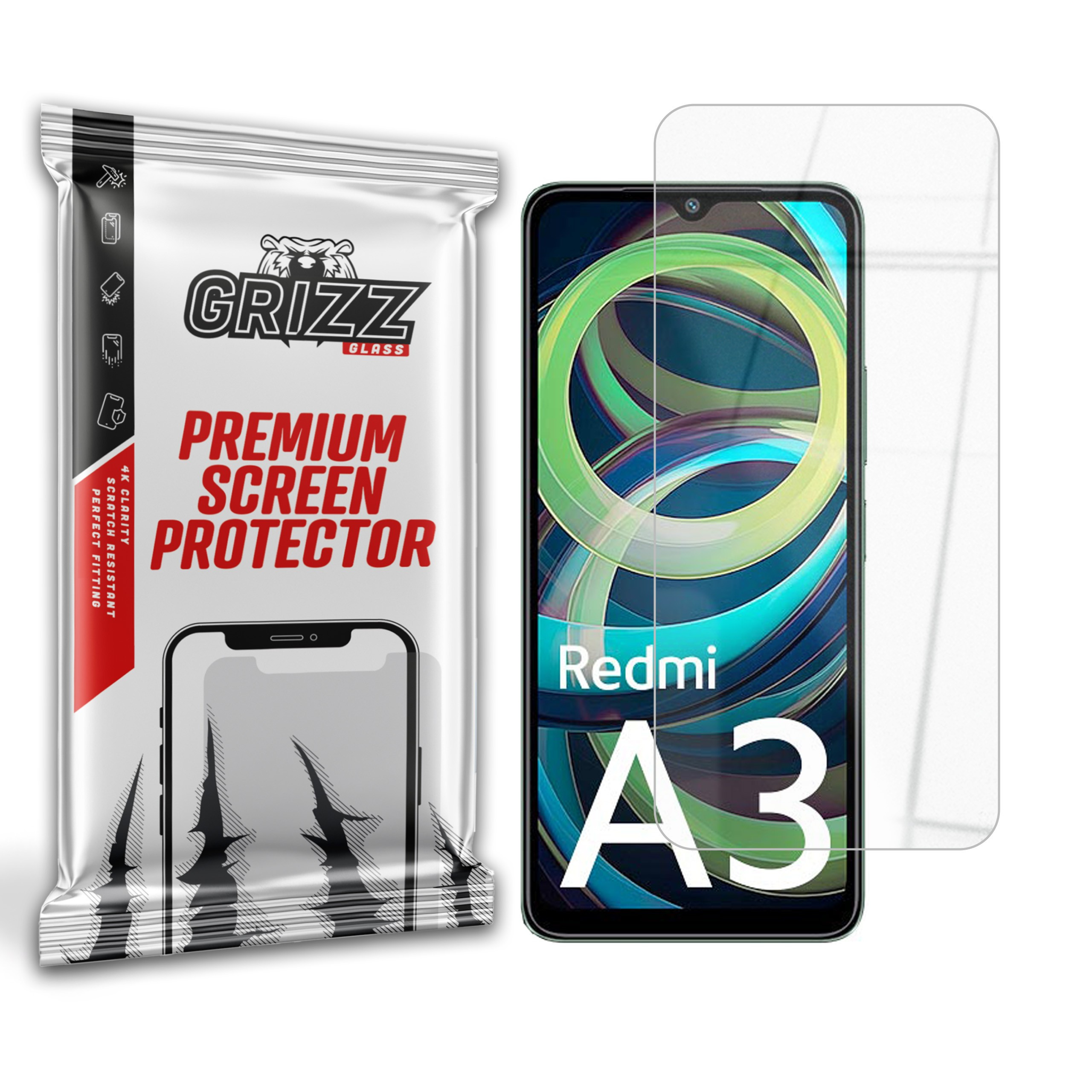 GrizzGlass HybridGlass Xiaomi Redmi A3