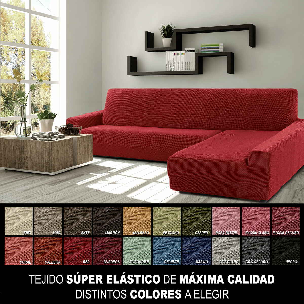 Cover for chaise longue with long right arm Sofaskins NIAGARA 210 - 340 cm Cover for chaise longue with long right arm Sofaskins NIAGARA 210 - 340 cm