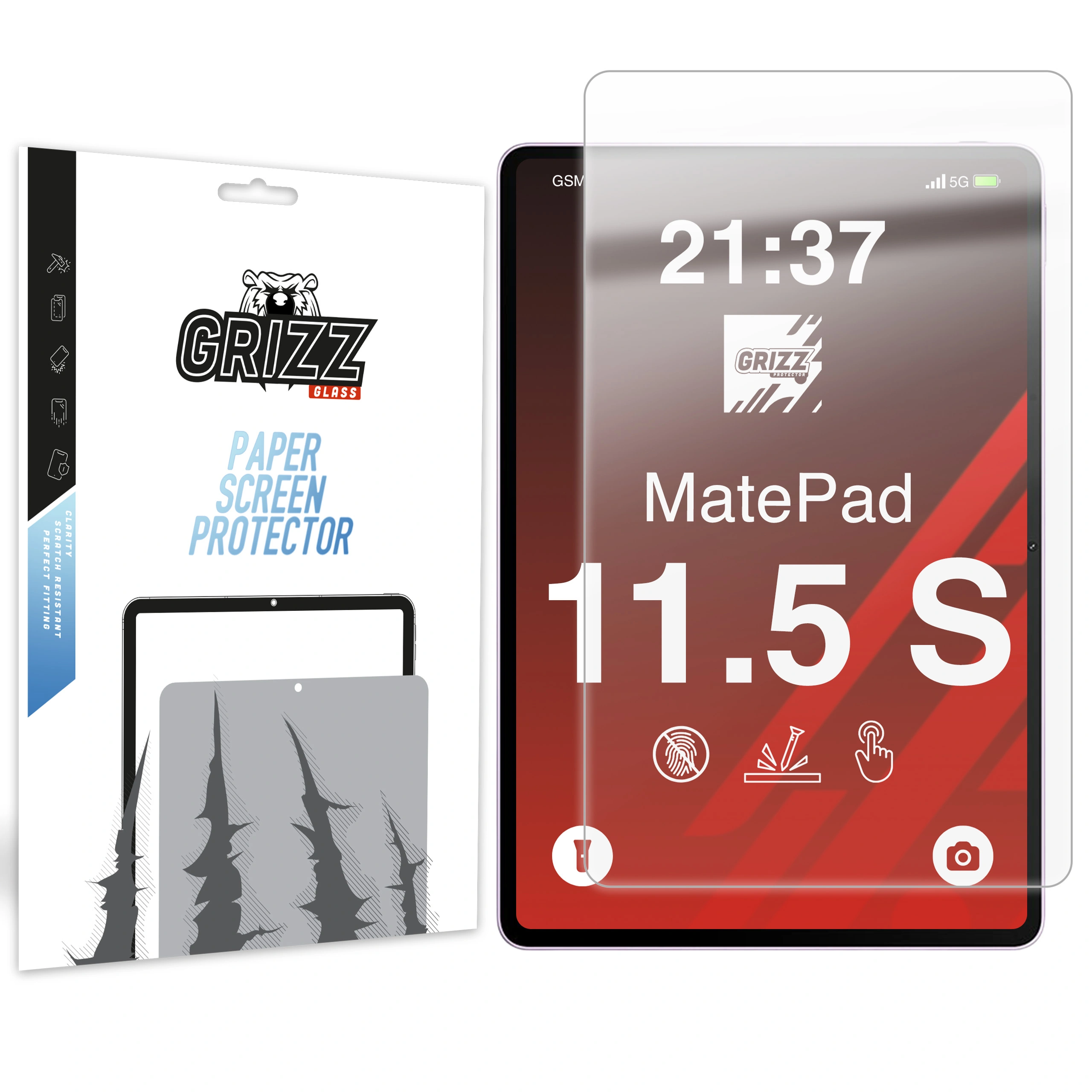 Folia matowa GrizzGlass PaperScreen do Huawei MatePad 11.5 S (2025)