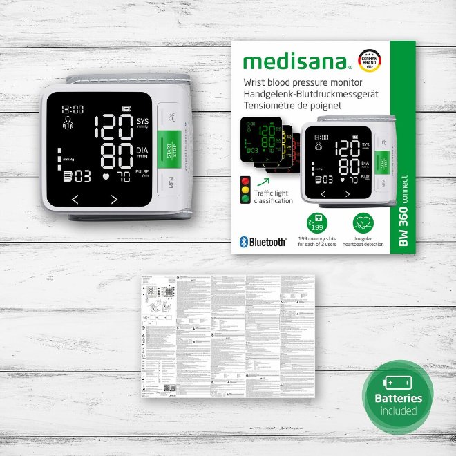 Arm Blood Pressure Monitor Medisana 51076