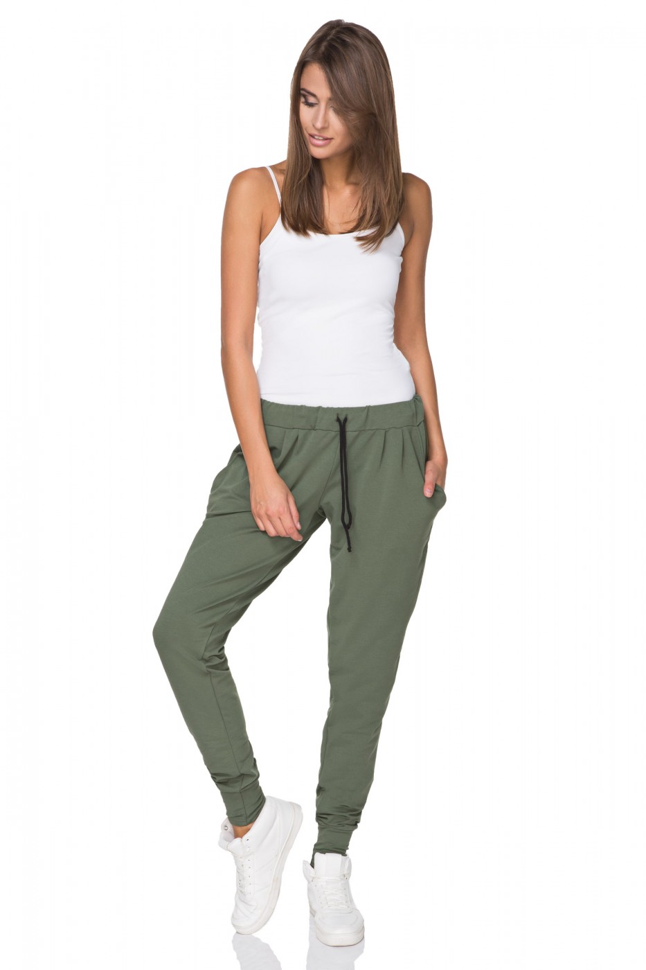  Tracksuit trousers model 107312 Tessita  green