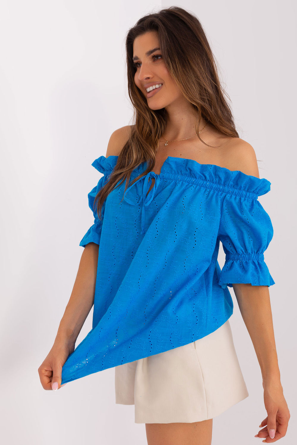  Blouse model 182271 Lakerta  blue