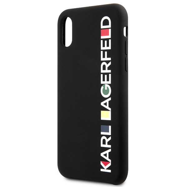 Karl Lagerfeld KLHCPXBHWHBK Apple iPhone XS/X hardcase black Glossy Bauhaus
