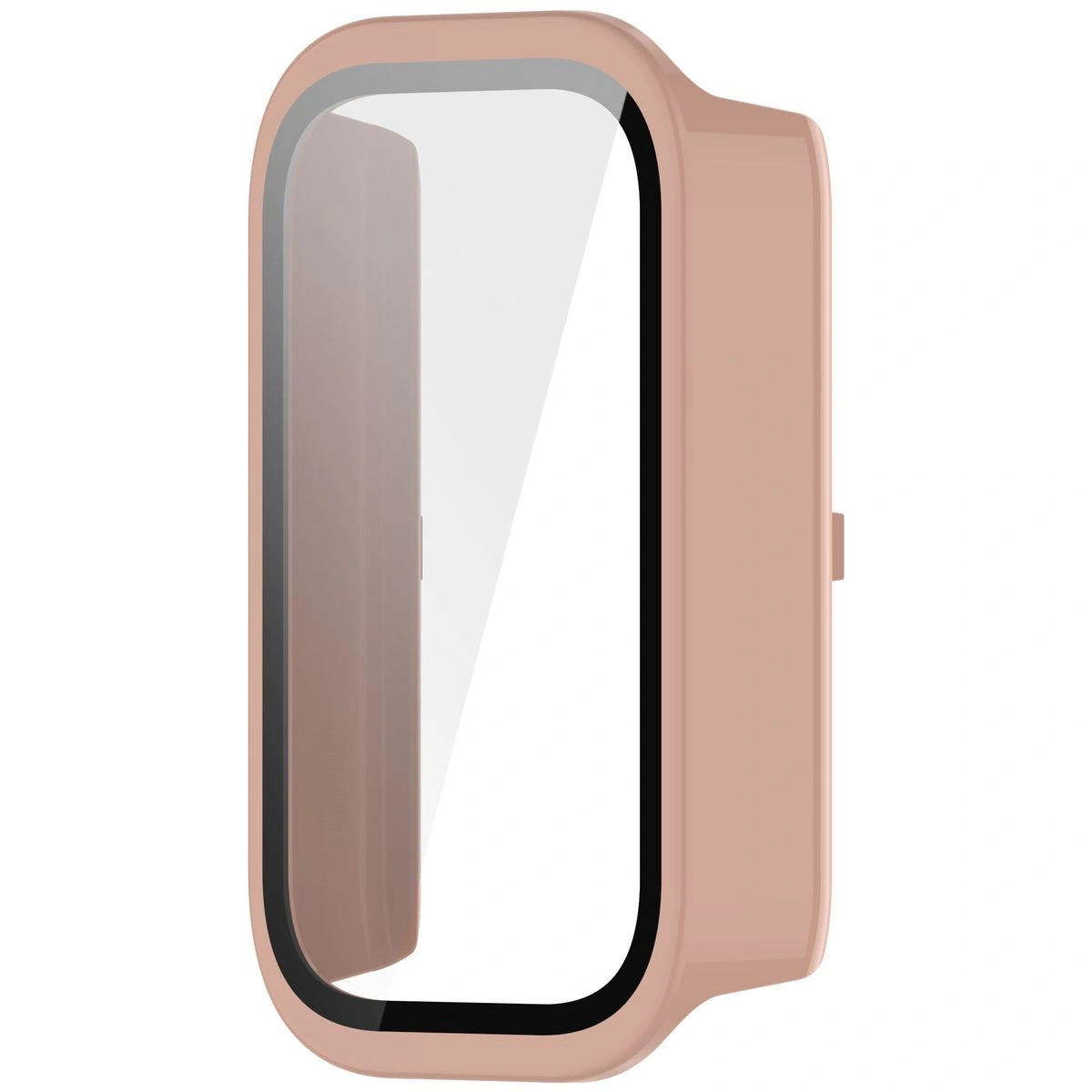 Bizon Case+Glass Watch Xiaomi Smart Band 9 Active / Redmi Smart Band 3 pink
