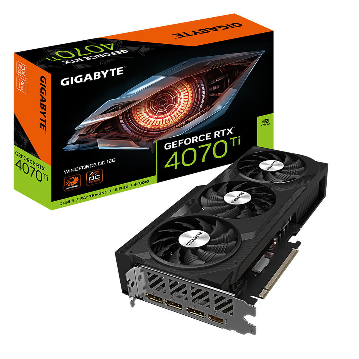 Graphics card Gigabyte GeForce RTX 4070 12 GB GDDR6X 12 GB RAM GDDR6X