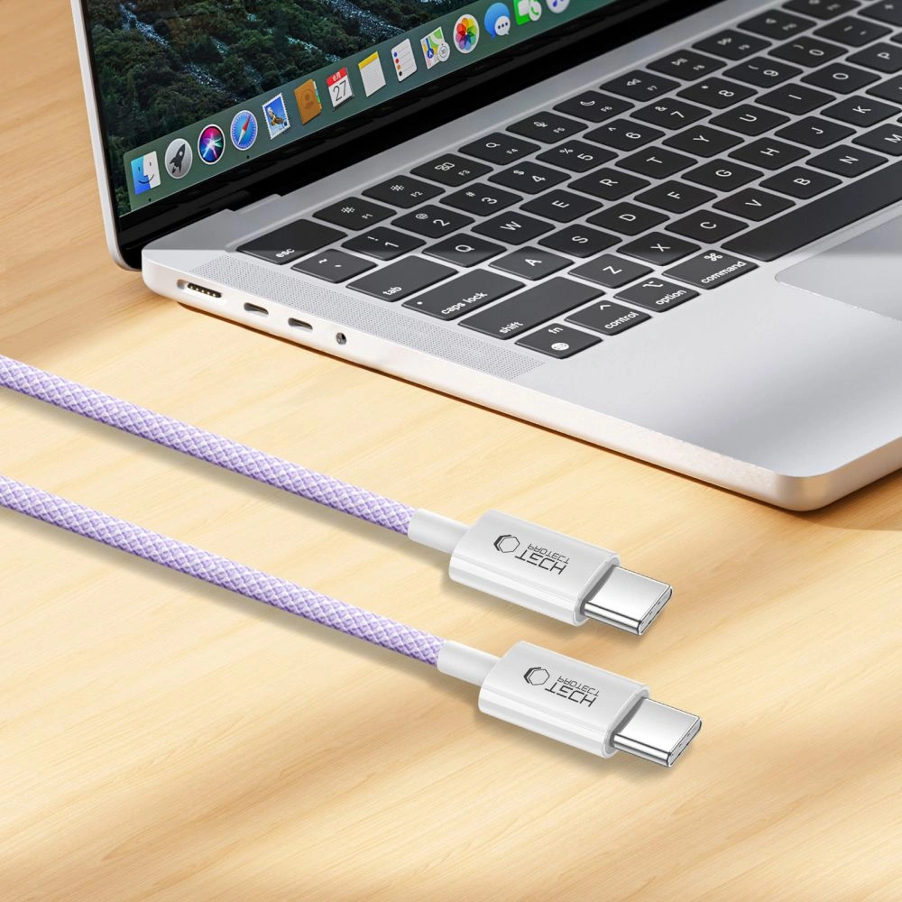 Tech-Protect Ultraboost Lite USB-C / USB-C Cable PD60W/3A 200cm Mauve