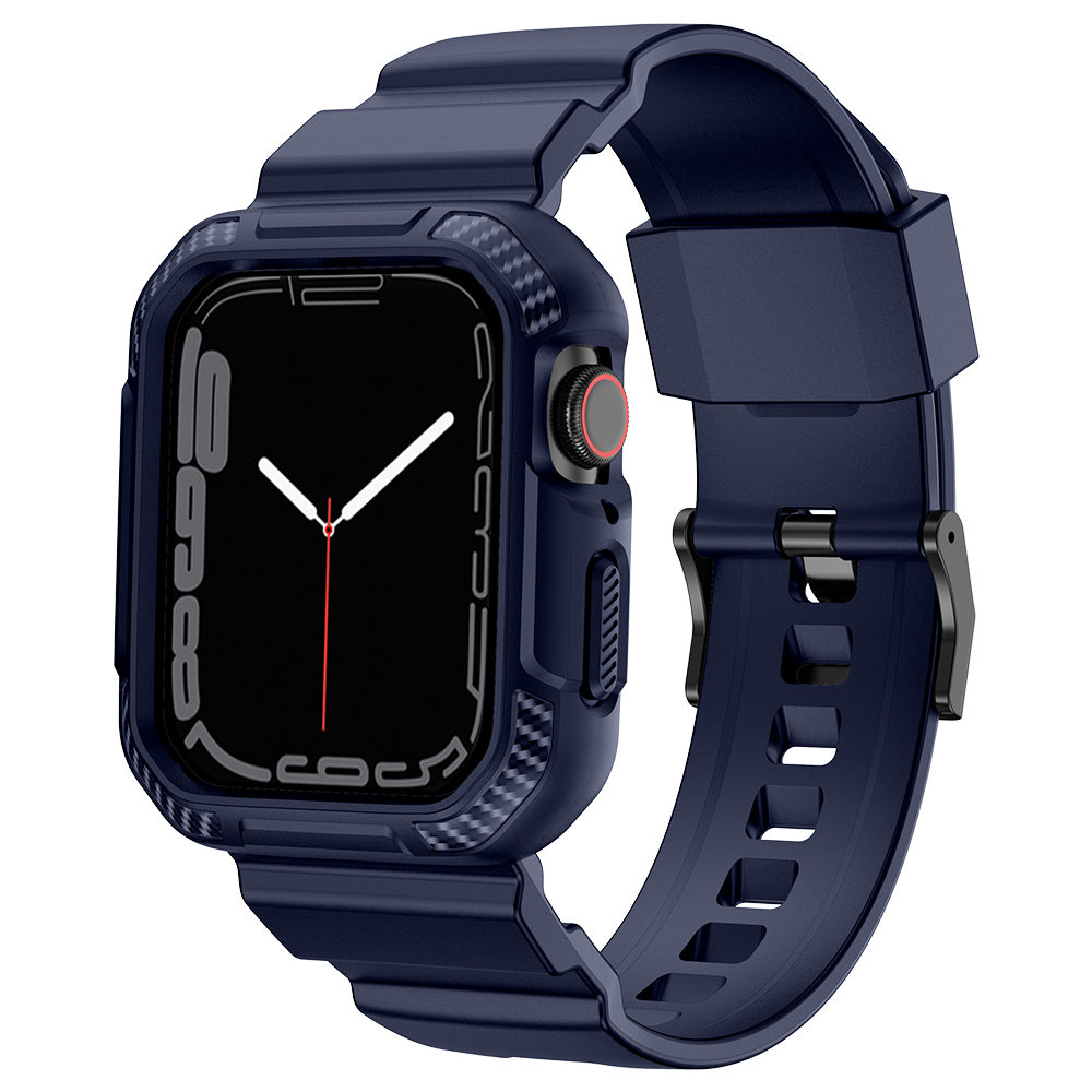 Kingxbar CYF106 2in1 Band + Case Apple Watch 4/5/6/7/SE/8 40/41mm blue