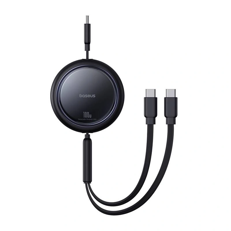 Baseus Bright Mirror USB-C / 2x USB-C 2in1 cable 100W / 1m (black)
