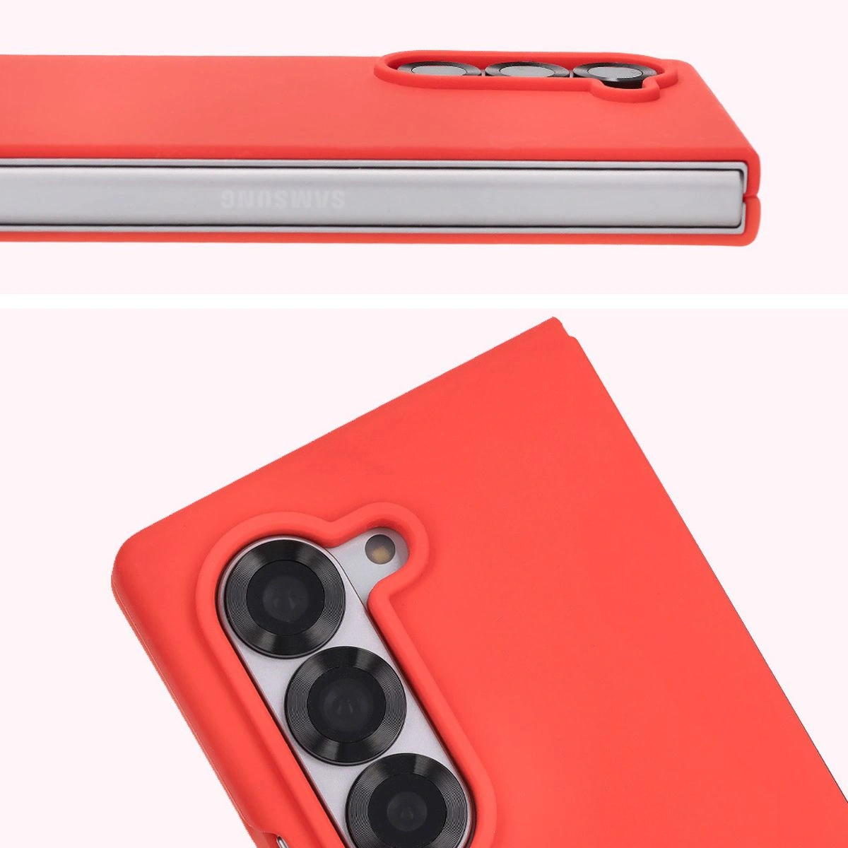 Bizon Soft Case Samsung Galaxy Z Fold6 red