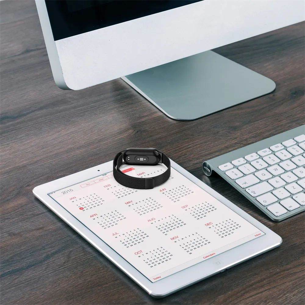 Tech-protect Milaneseband Xiaomi Smart Band 8 / 8 Nfc Rose Gold
