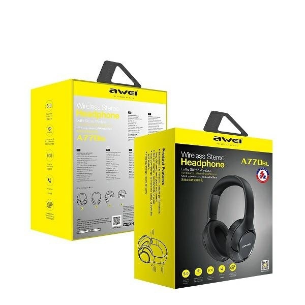 AWEI Wireless Headphones Bluetooth A770BL black