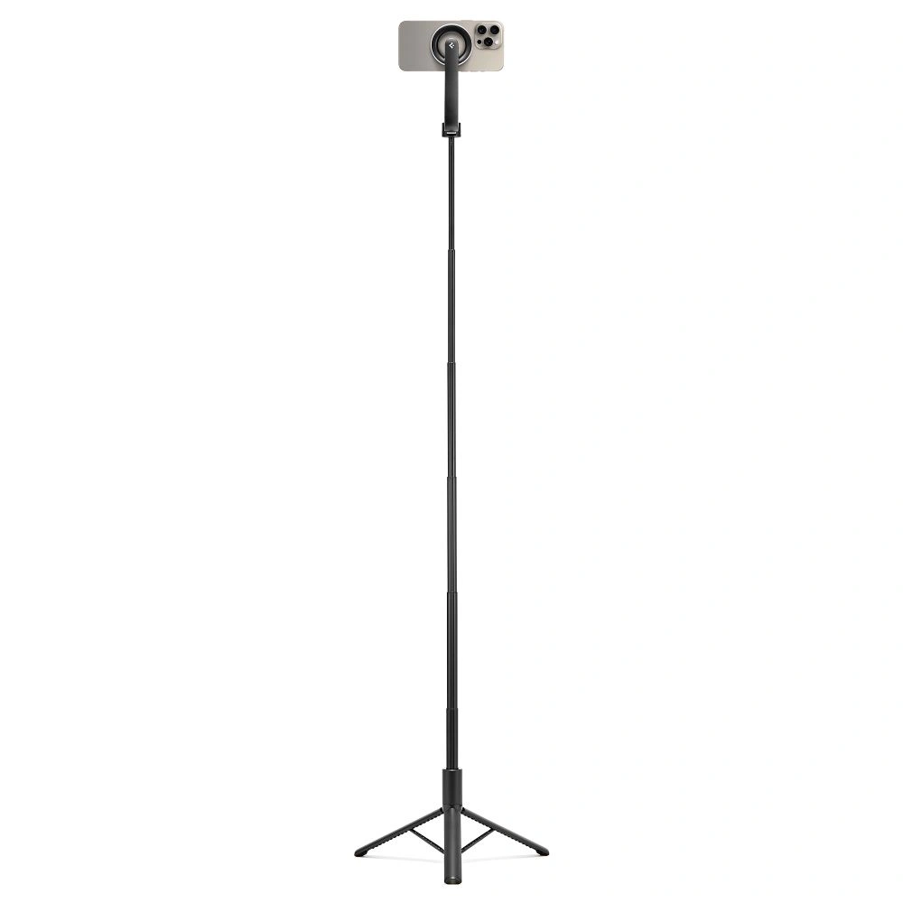 Spigen S580W MagSafe Bluetooth Selfie Stick Long Tripod Black