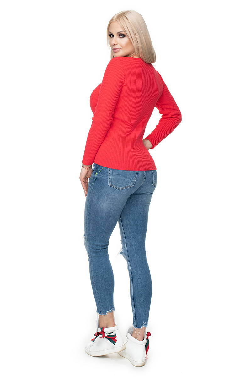  Jumper model 131606 PeeKaBoo  red
