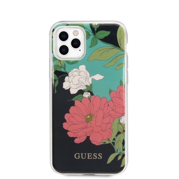 Guess GUHCN65IMLFL01 Apple iPhone 11 Pro Max black N°1 Flower Collection