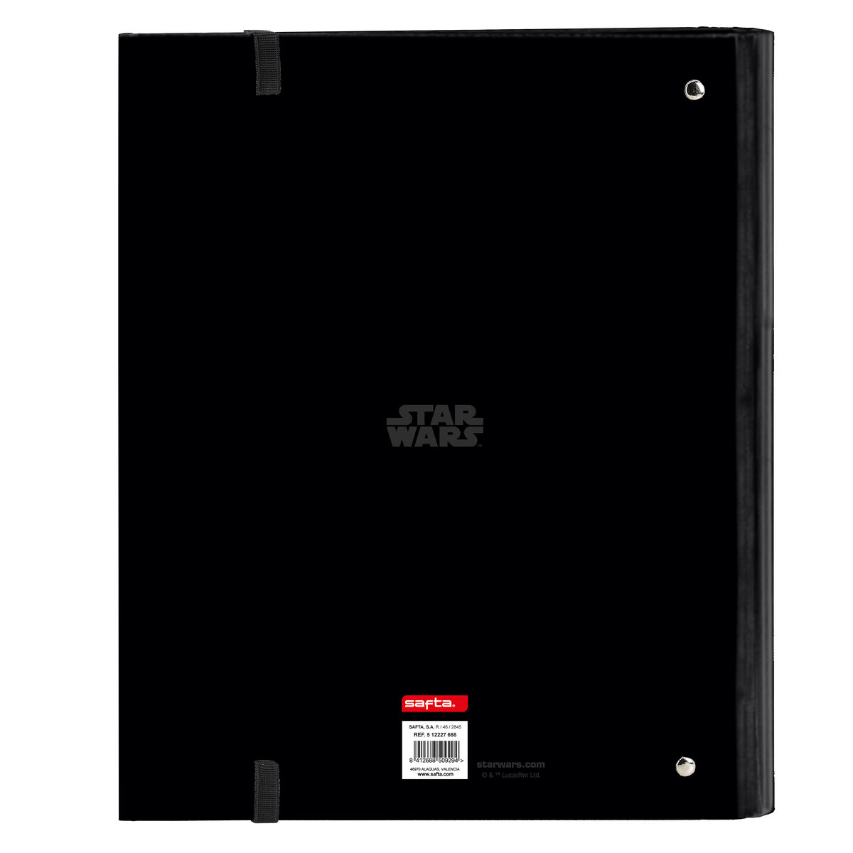 Ring binder The Mandalorian Black (27 x 32 x 3.5 cm)