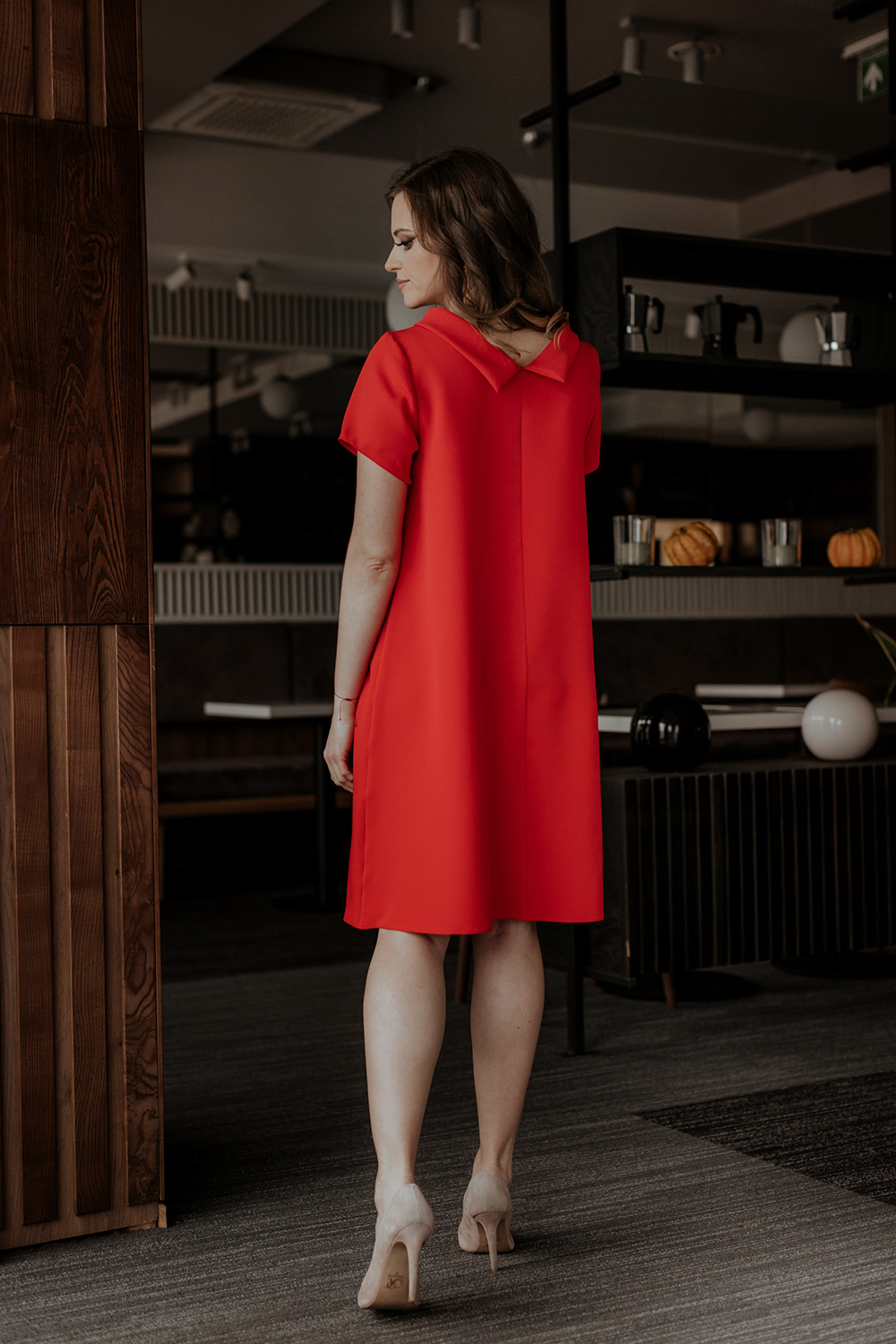 Alltagskleid model 176709 Tessita rot Damen