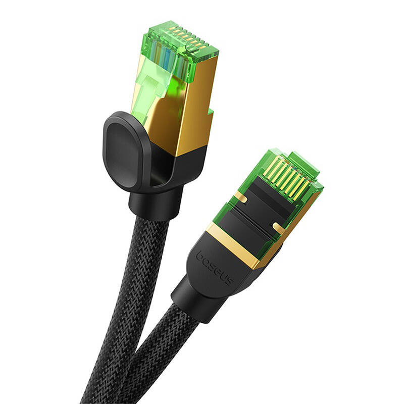 Baseus braided cat 8 Ethernet RJ45 network cable, 40Gbps, 15m (black)