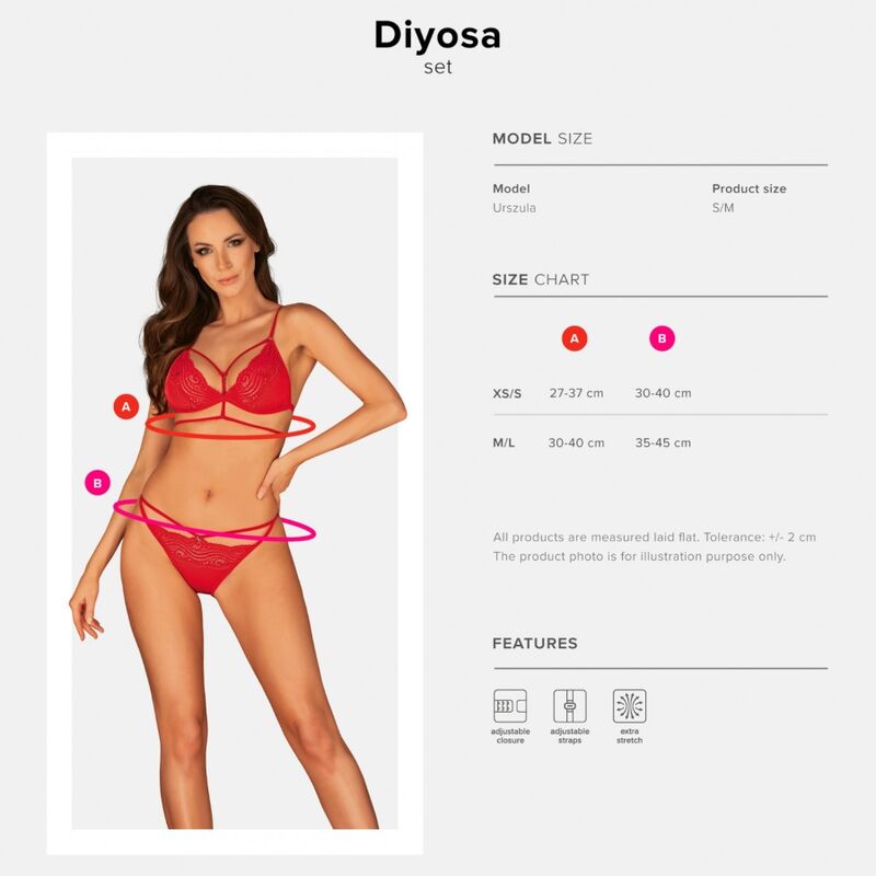 OBSESSIVE - DIYOSA TWO PIECES SET XS/S