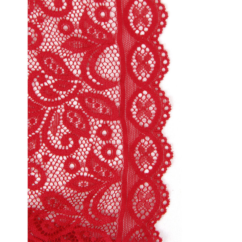 SUBBLIME - 953874 OPEN CUP BODYSUIT RED S/M