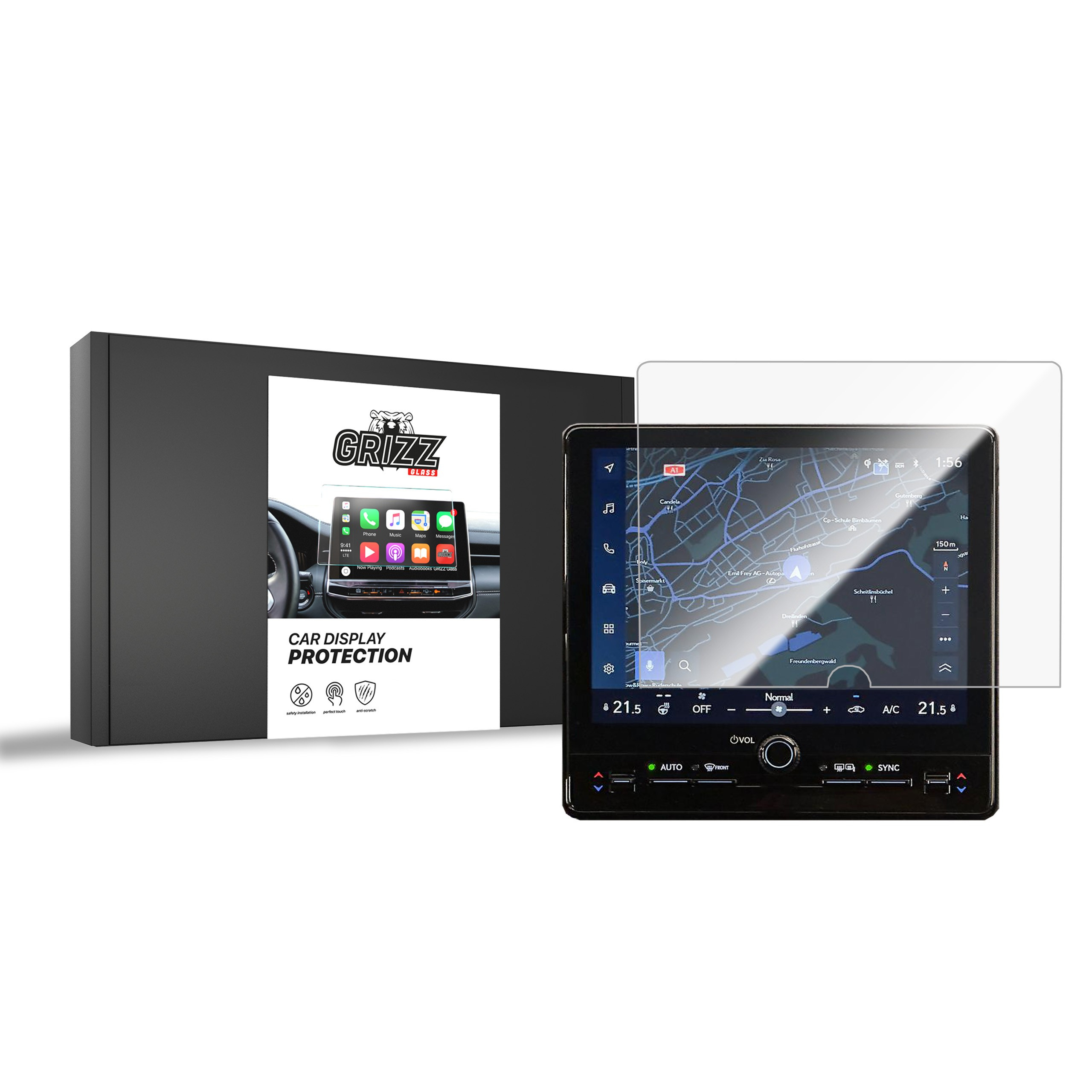 Ceramic GrizzGlass CarDisplay Protection Mercedes klasa V 8,4" 2014-2019