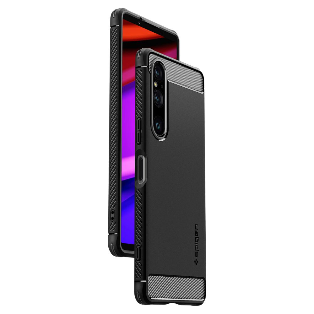 Spigen Rugged Armor Sony Xperia 1 V Matte Black