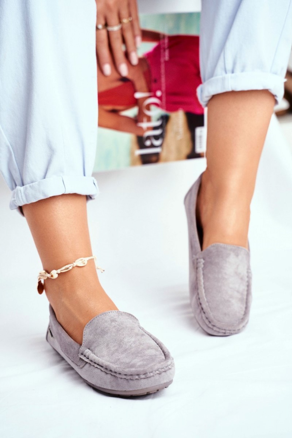  Mocassin model 176618 Step in style  grey