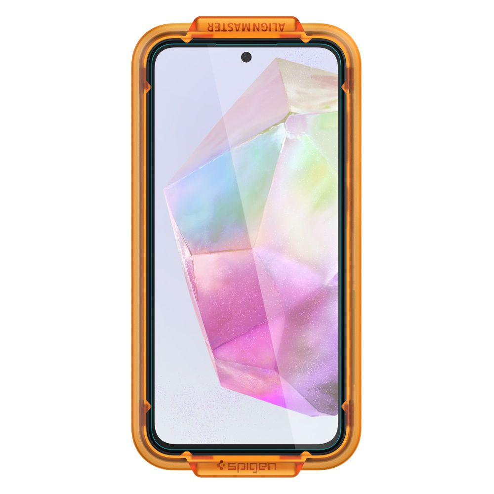 Spigen GLAS.tR AlignMaster Samsung Galaxy A35 5G Clear [2 PACK]