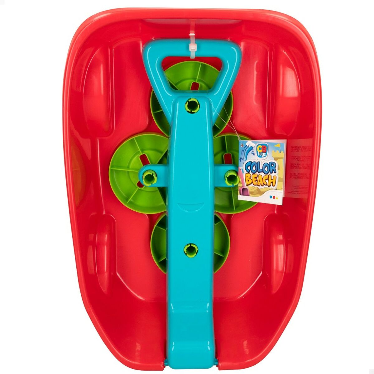 Zestaw zabawek plażowych Colorbaby Taczka polipropylen (12 Sztuk)