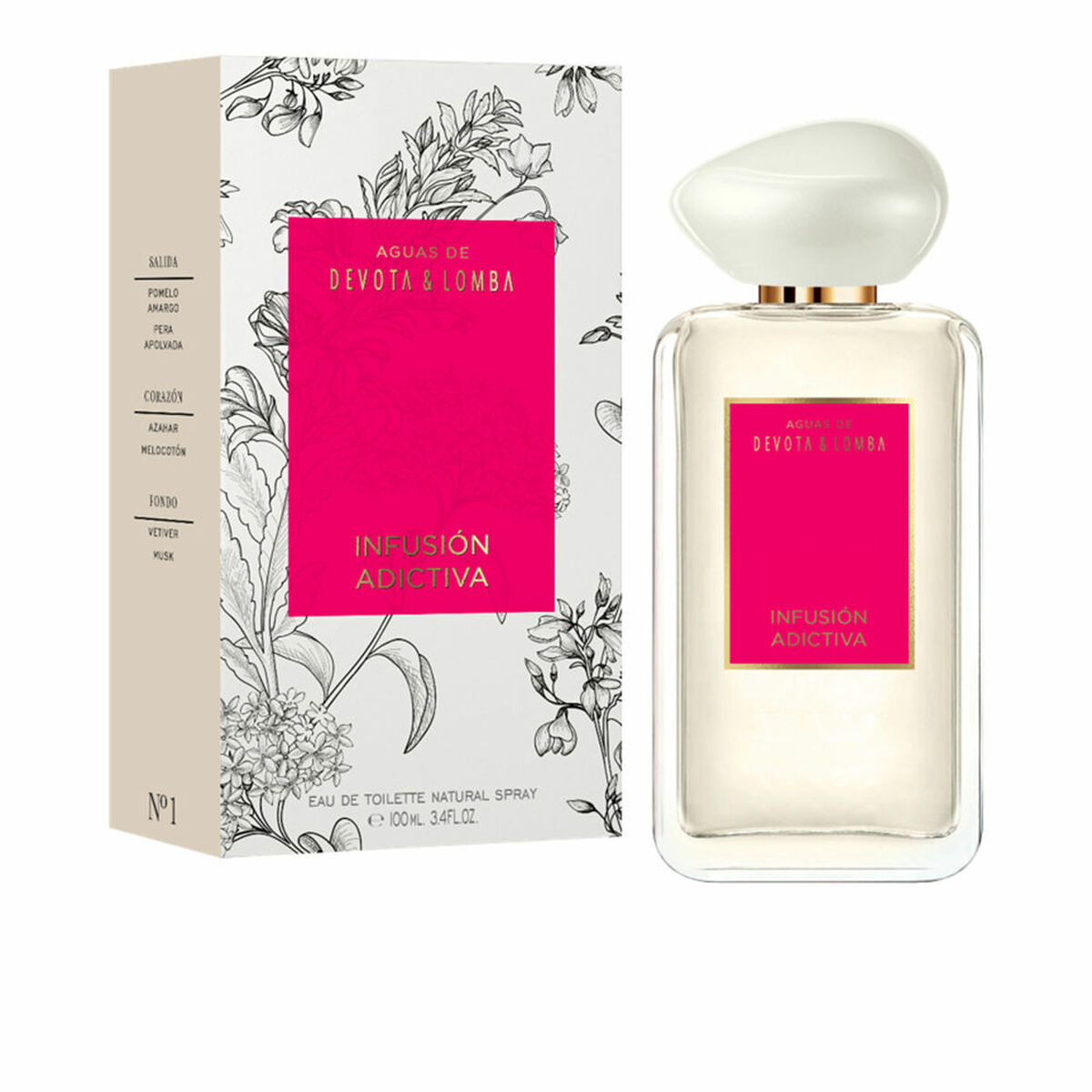 Perfumy Damskie Devota & Lomba EDT Infusión Adictiva 100 ml