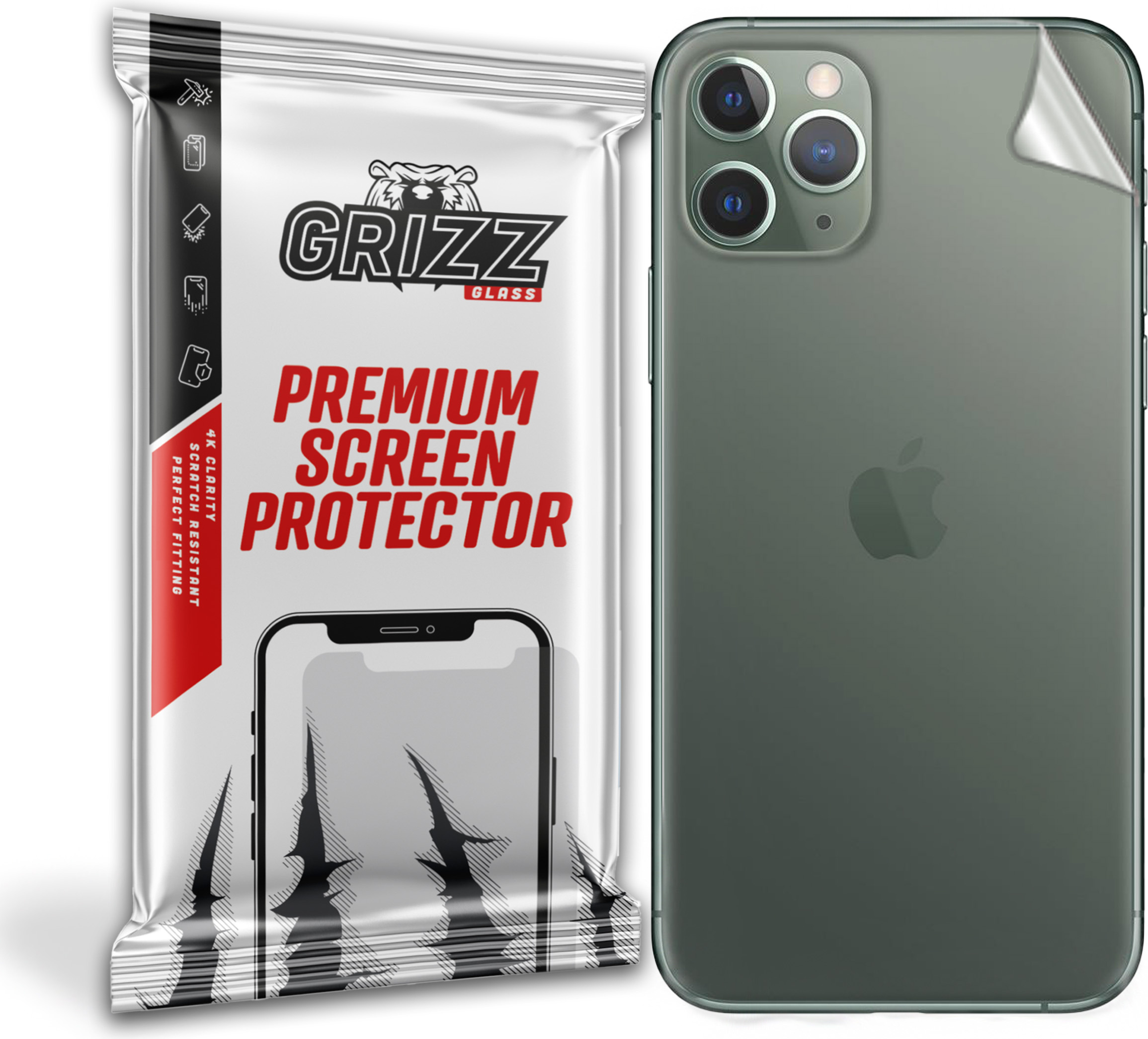GrizzGlass SatinSkin Apple iPhone 11 Pro