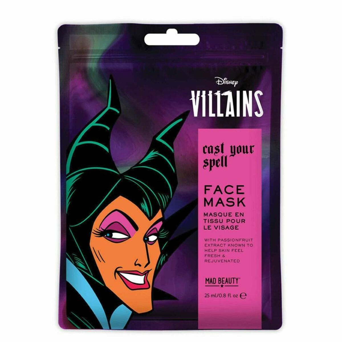 Gesichtsmaske Mad Beauty Disney Villains Maleficient (25 ml)