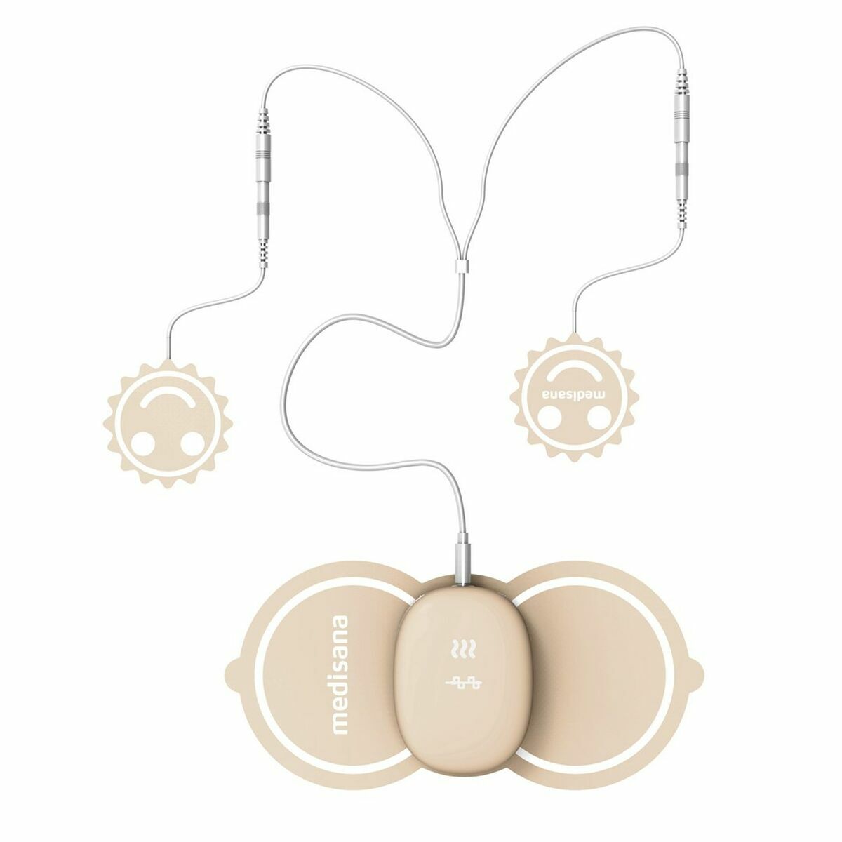 Rechargeable Relaxing Menstrual Massager Medisana TT 250 Beige Rechargeable Relaxing Menstrual Massager Medisana TT 250 Beige